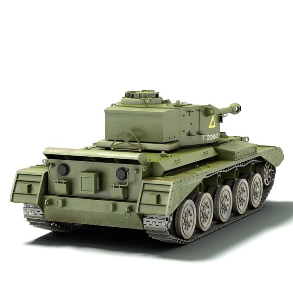 british a34 comet tank 3d max - A34 Comet by Sandu_Bublic
