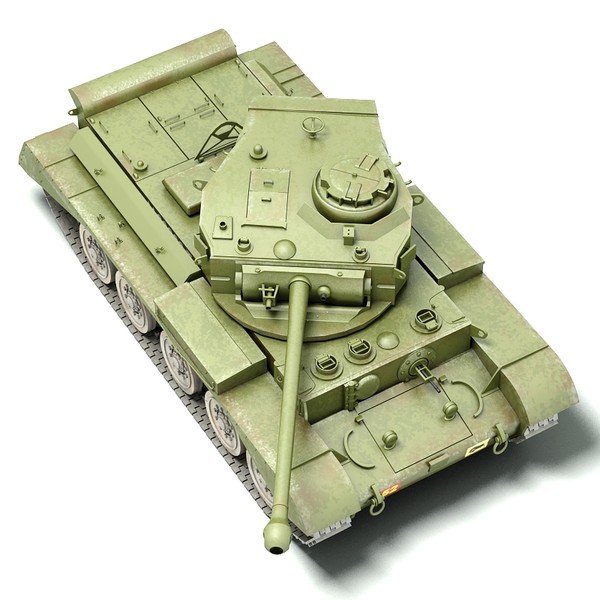 british a34 comet tank 3d max - A34 Comet by Sandu_Bublic