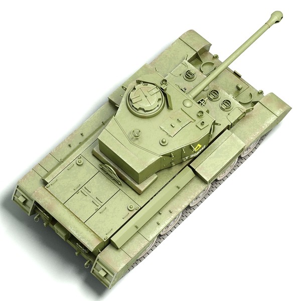 british a34 comet tank 3d max - A34 Comet by Sandu_Bublic