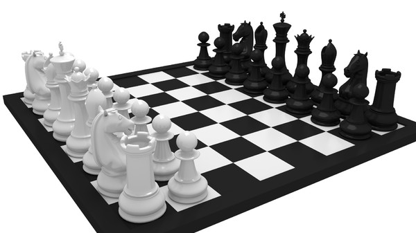 free 3ds model chess - chess by Andrzej Pluciennik