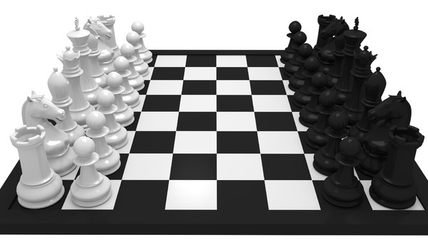 free 3ds model chess - chess by Andrzej Pluciennik