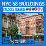 3d new york 8 blocks model