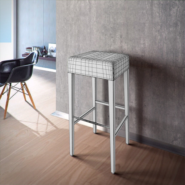 max custom bar stool 01 - Custom bar stool 01 by RTEwork