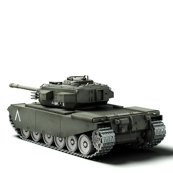 3dsmax british centurion tank ww2 - centurion tank by Sandu_Bublic