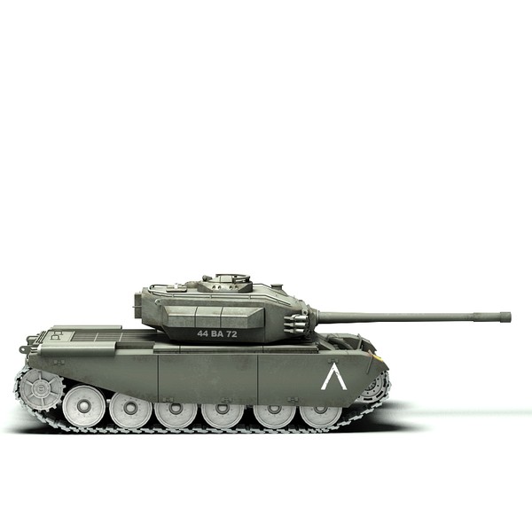 3dsmax british centurion tank ww2 - centurion tank by Sandu_Bublic