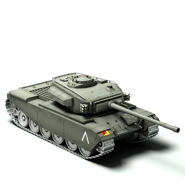 3dsmax british centurion tank ww2 - centurion tank by Sandu_Bublic