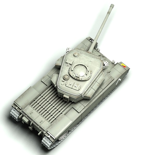 3dsmax british centurion tank ww2 - centurion tank by Sandu_Bublic