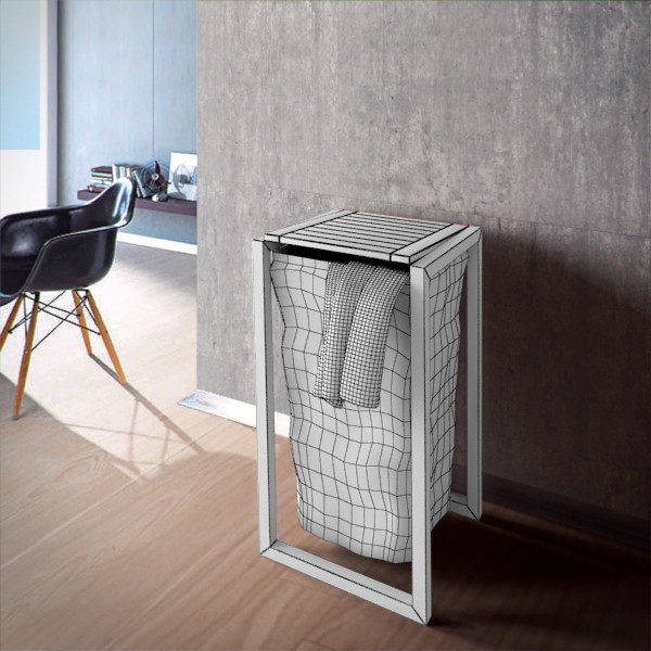 royal botania ninix towel holder 3d max - Royal Botania Ninix towel holder by RTEwork