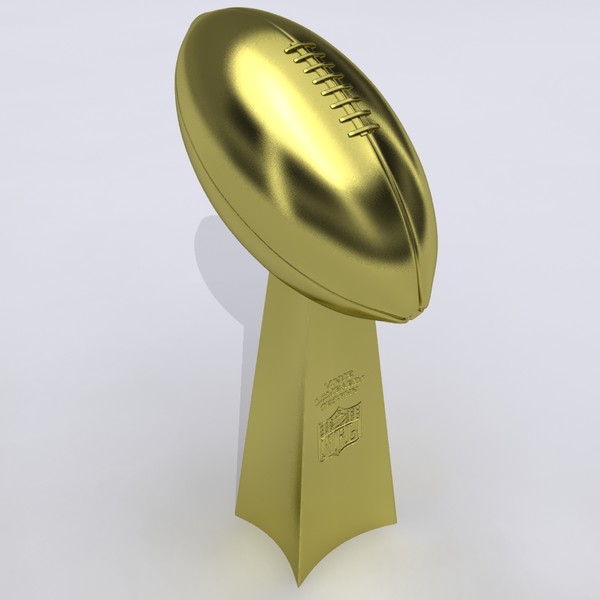 trophy final 3d 3ds - Vince Lombardi Trophy... by Panait George Dorin