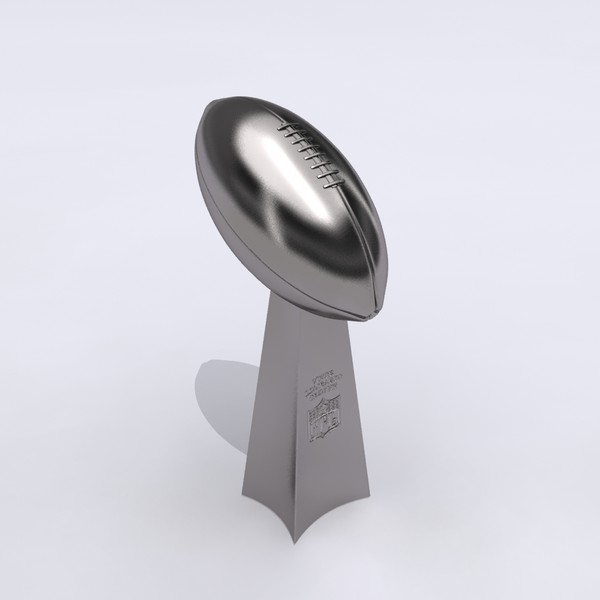 trophy final 3d 3ds - Vince Lombardi Trophy... by Panait George Dorin