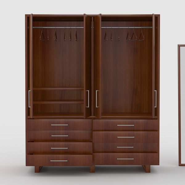 maya wood closet - Wood Closet by razorwave