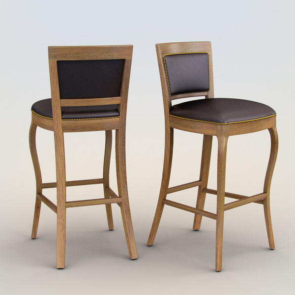 custom bar stool 02 3d model - Custom bar stool 02 by RTEwork
