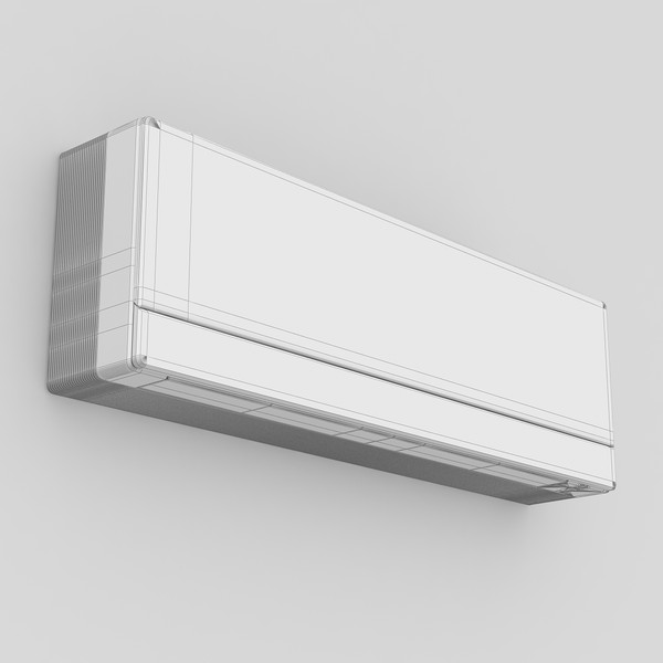 3d model air conditioner - Air Conditioner by razorwave