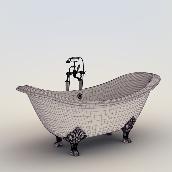 devon princess bath 3d model - Devon Devon Princess bath by RTEwork