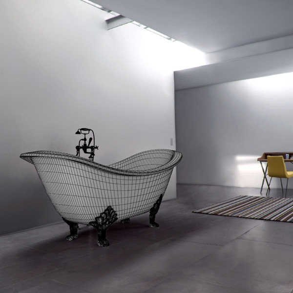 devon princess bath 3d model - Devon Devon Princess bath by RTEwork