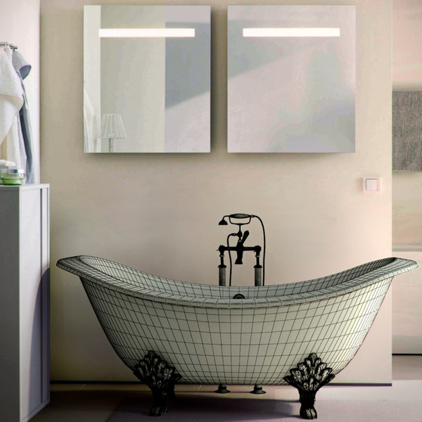 devon princess bath 3d model - Devon Devon Princess bath by RTEwork