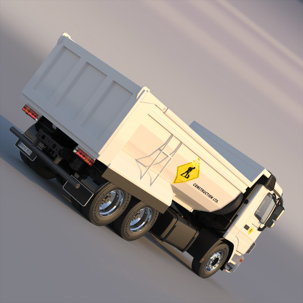 3d new mercedes actros dumper model - New Mercedes Actros Dumper by ArqArt3D