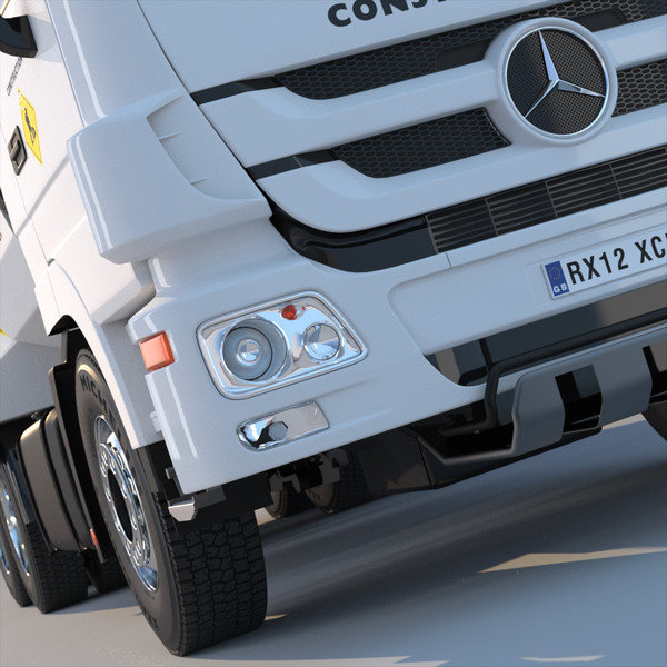 3d new mercedes actros dumper model - New Mercedes Actros Dumper by ArqArt3D