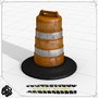 safety traffic barrel 3d 3ds