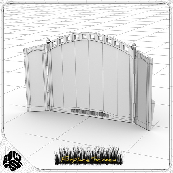 free 3ds mode fireplace screen - Rocz3D Fireplace Screen by Rocz3D