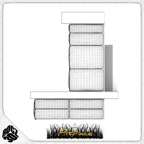 3ds max fireplace - Rocz3D Fireplace by Rocz3D