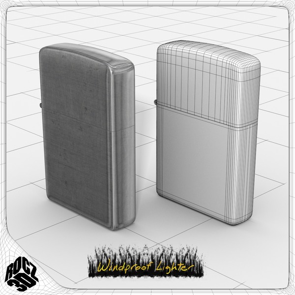windproof lighter 3d model - Rocz3D Windproof Lighter by Rocz3D