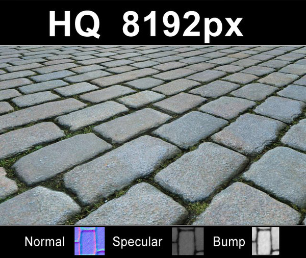 Pavers Pack 001 - Hi Res Set