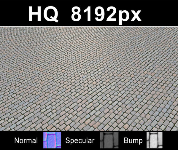 Pavers Pack 001 - Hi Res Set