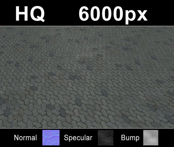 Pavers Pack 001 - Hi Res Set