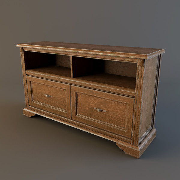 3d model chest drawers - Chest_of_Drawers(01)... by kotiss