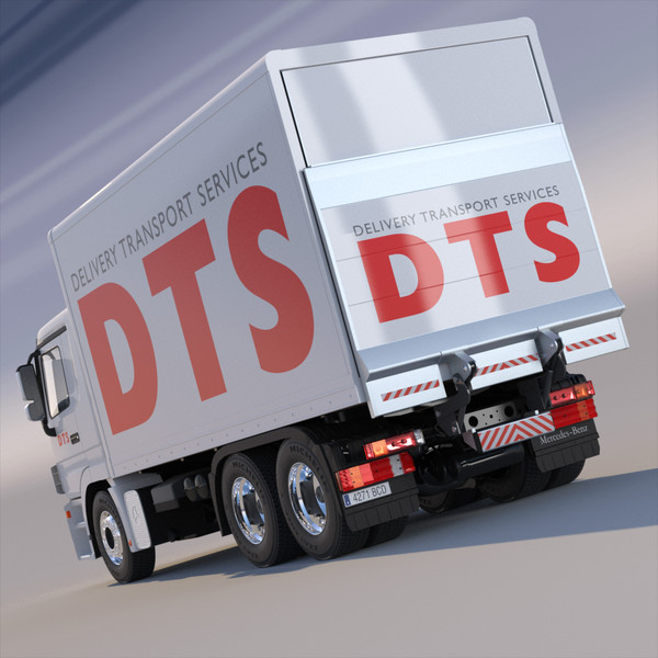 3d max new mercedes actros box - New Mercedes Actros Box Truck by ArqArt3D