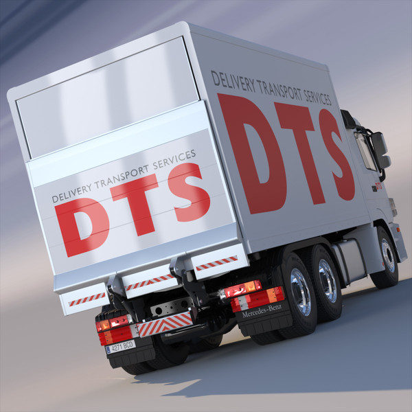3d max new mercedes actros box - New Mercedes Actros Box Truck by ArqArt3D