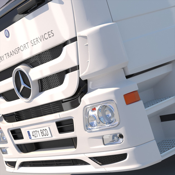 3d max new mercedes actros box - New Mercedes Actros Box Truck by ArqArt3D