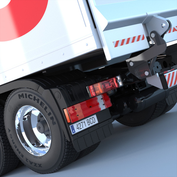 3d max new mercedes actros box - New Mercedes Actros Box Truck by ArqArt3D