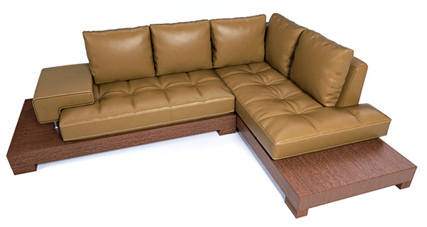 corner sofa 3d model - Corner sofa (tr228) by btbt