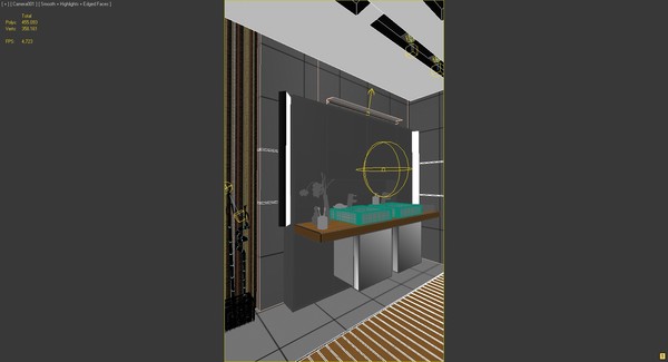 bathroom scene max - BATHROOM contemporary... by solarseas