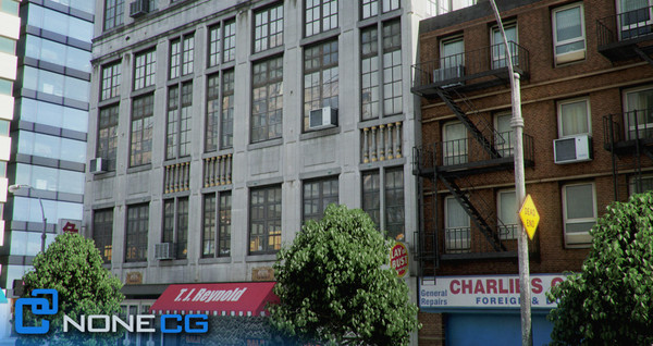 new york 4 blocks 3d model - NYC - 4 Blocks - 31 Buildings... by NONECG