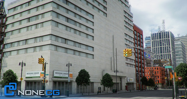 new york 4 blocks 3d model - NYC - 4 Blocks - 31 Buildings... by NONECG