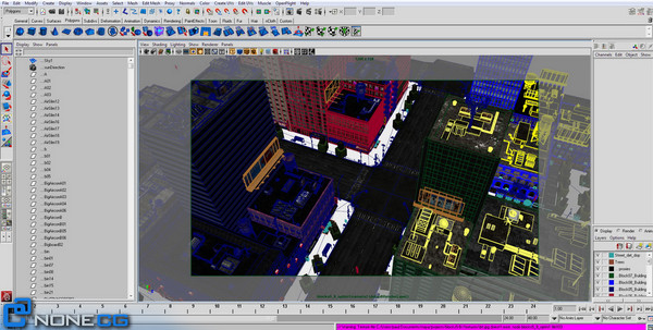 new york 4 blocks 3d model - NYC - 4 Blocks - 31 Buildings... by NONECG