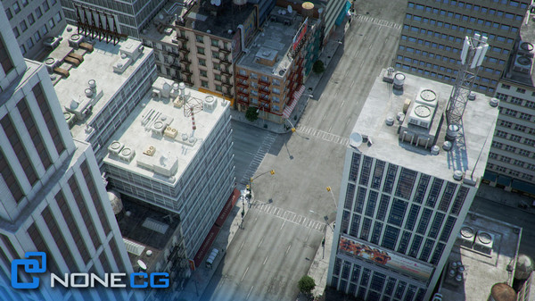 3d new york city 4 - NYC - 4 Blocks - 37 Buildings... by NONECG