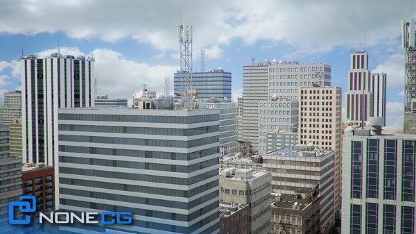 3d new york city 4 - NYC - 4 Blocks - 37 Buildings... by NONECG