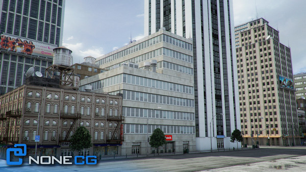 3d new york city 4 - NYC - 4 Blocks - 37 Buildings... by NONECG