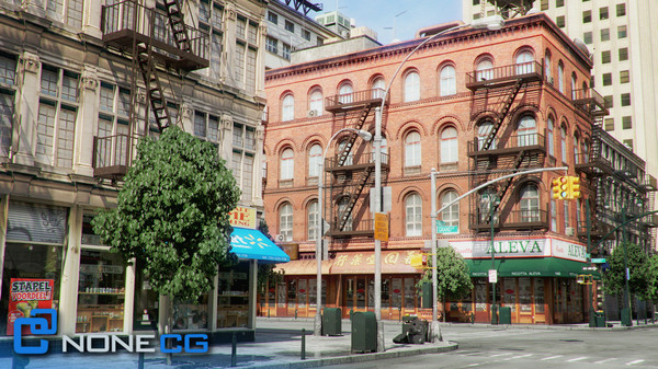 3d new york city 4 - NYC - 4 Blocks - 37 Buildings... by NONECG