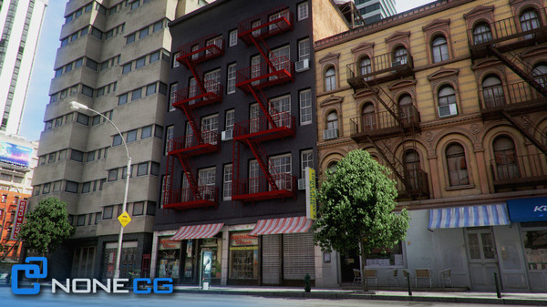 3d new york 8 blocks model - NYC - 8 Blocks - 68 Buildings... by NONECG