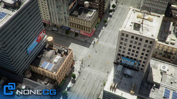 3d new york 8 blocks model - NYC - 8 Blocks - 68 Buildings... by NONECG