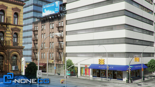 3d new york 8 blocks model - NYC - 8 Blocks - 68 Buildings... by NONECG