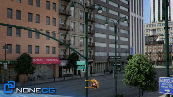 3d new york 8 blocks model - NYC - 8 Blocks - 68 Buildings... by NONECG