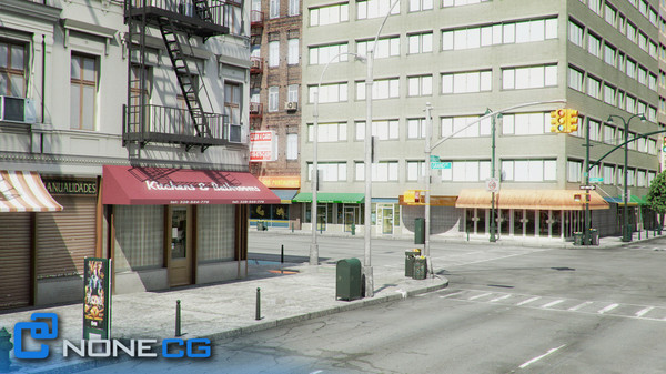 3d new york 8 blocks model - NYC - 8 Blocks - 68 Buildings... by NONECG
