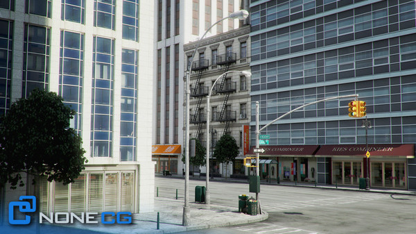 3d new york 8 blocks model - NYC - 8 Blocks - 68 Buildings... by NONECG