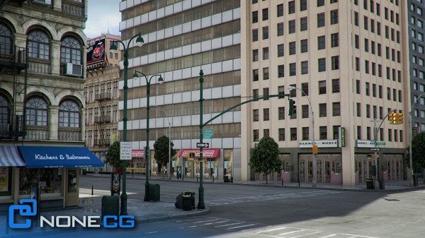 3d new york 8 blocks model - NYC - 8 Blocks - 68 Buildings... by NONECG